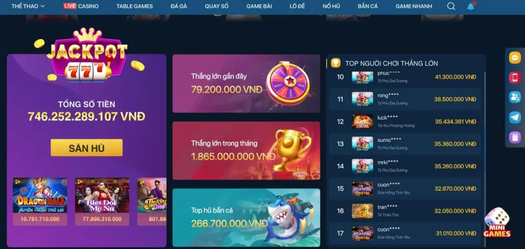 Giao diện game bắn cá Vua Hải Tặc top 88